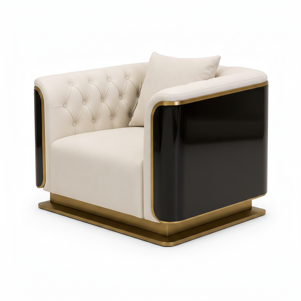 Palisandre Chair - Right Armrest Foreground