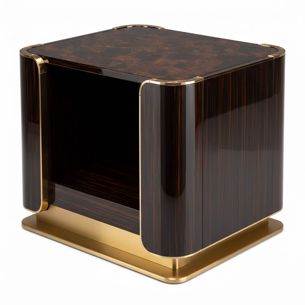 Palisandre End Table 45度侧视生成中