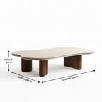 Pavero Coffee Table dimension diagram