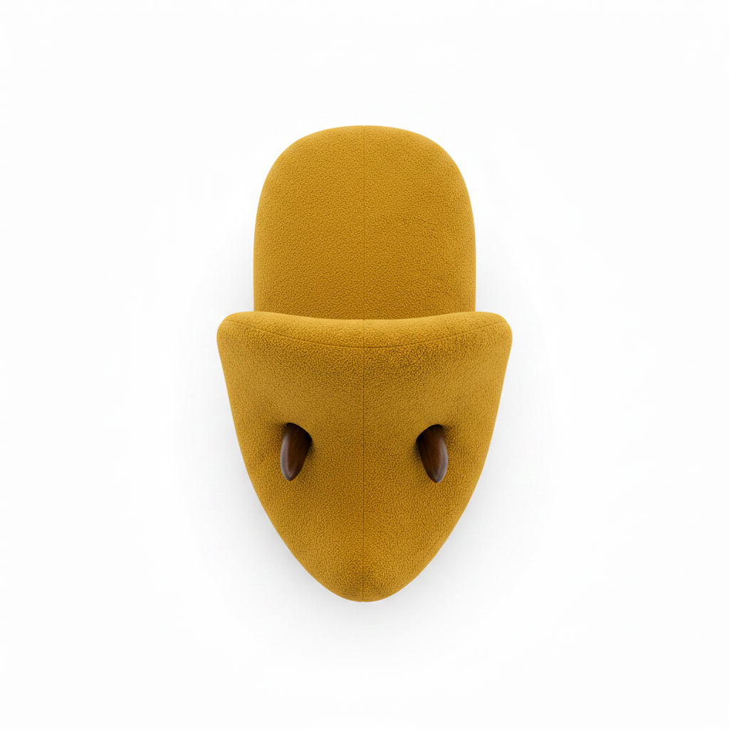 Pavienne Rhino Accent Chair - Top View