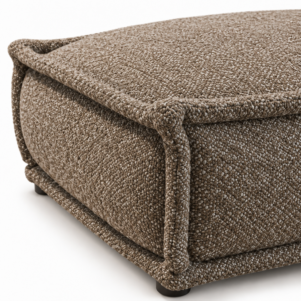 Pellora Fabric Ottoman — detail 1