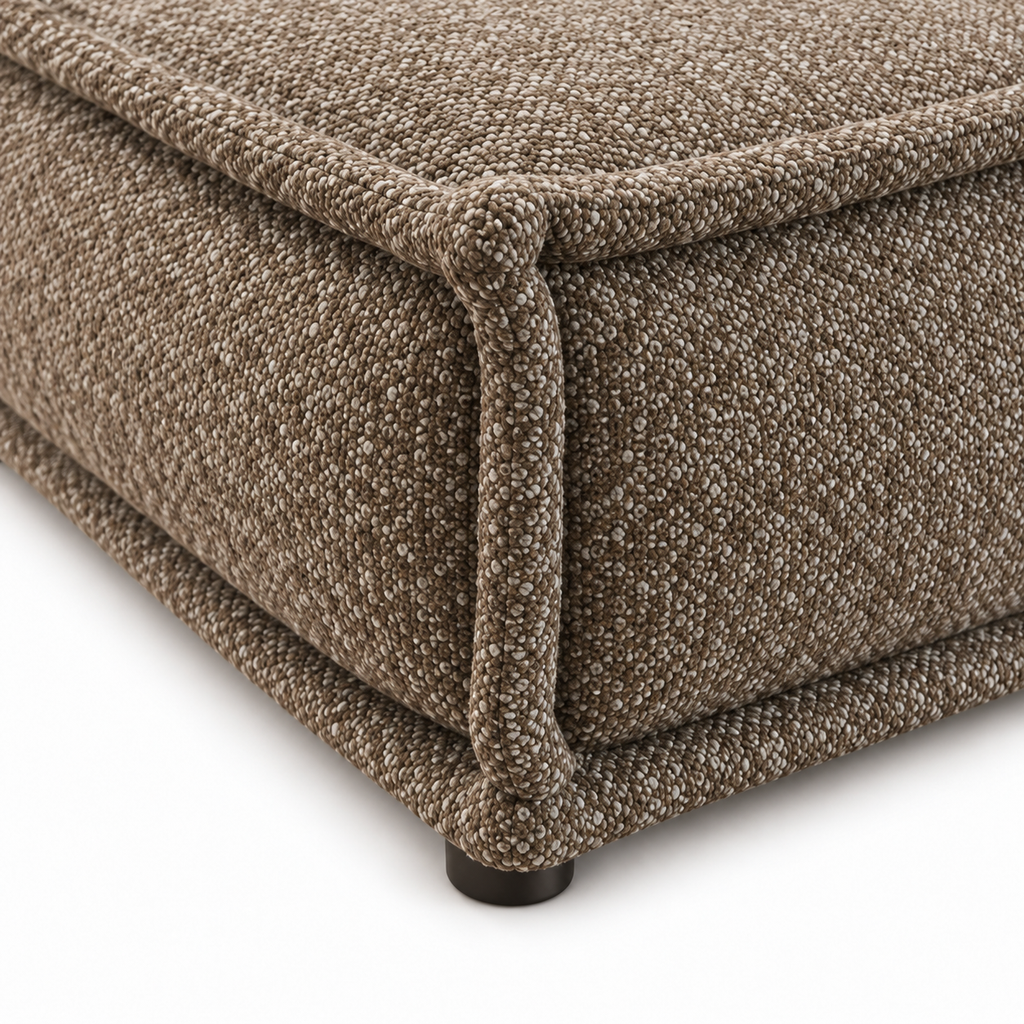 Pellora Fabric Ottoman — detail 2