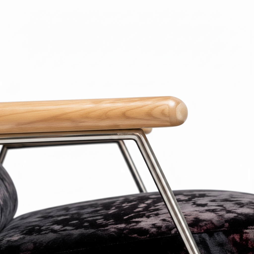 Perrano Accent Chair - Frame & Wood Detail