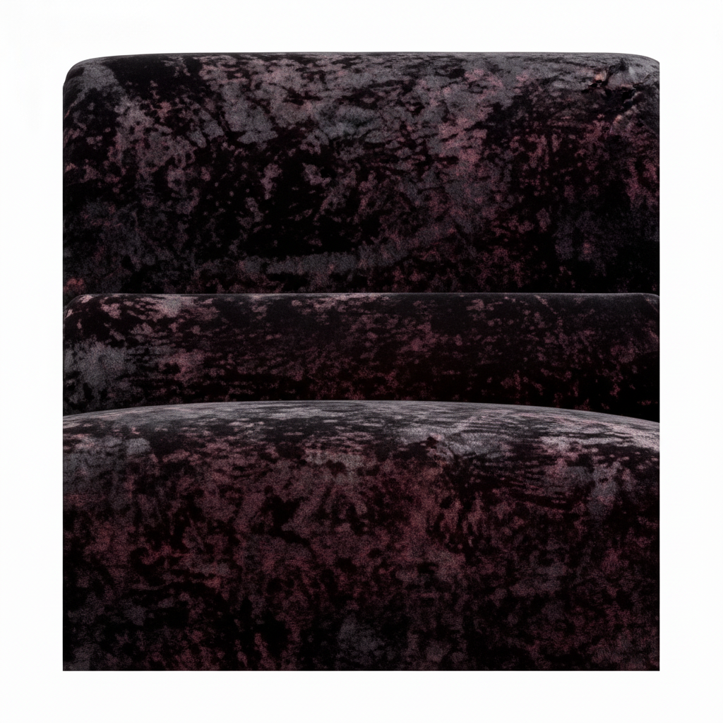 Perrano Accent Chair - Velvet Fabric Detail