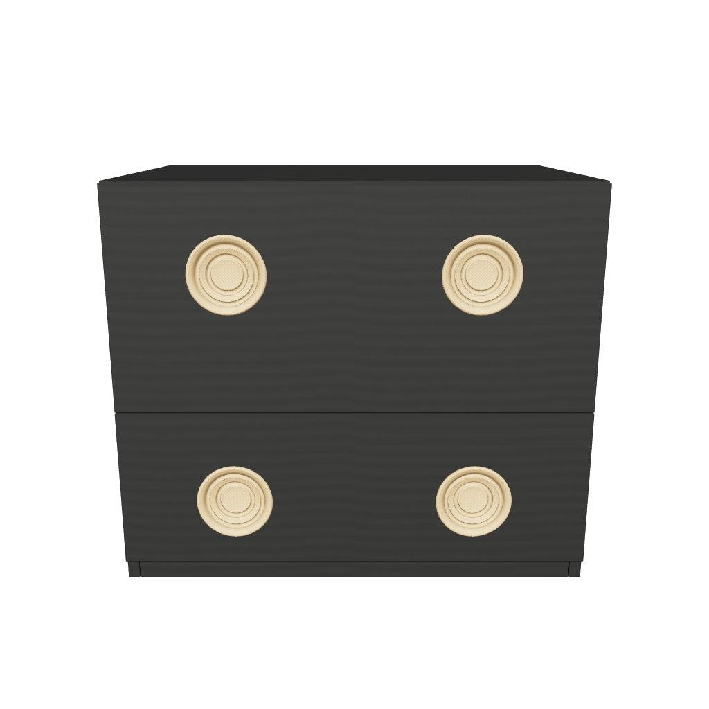 Ivaryn Nightstand — photo-guided 3D material preview; colors and textures approximate; scale not verified. Refer to product photos and dimensions.