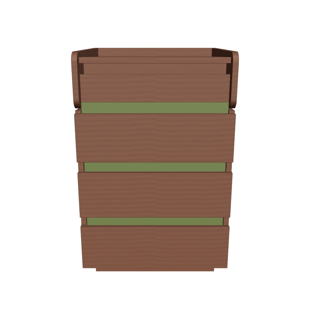 Kermere Chest — photo-guided 3D material preview; colors and textures approximate; scale not verified. Refer to product photos and dimensions.