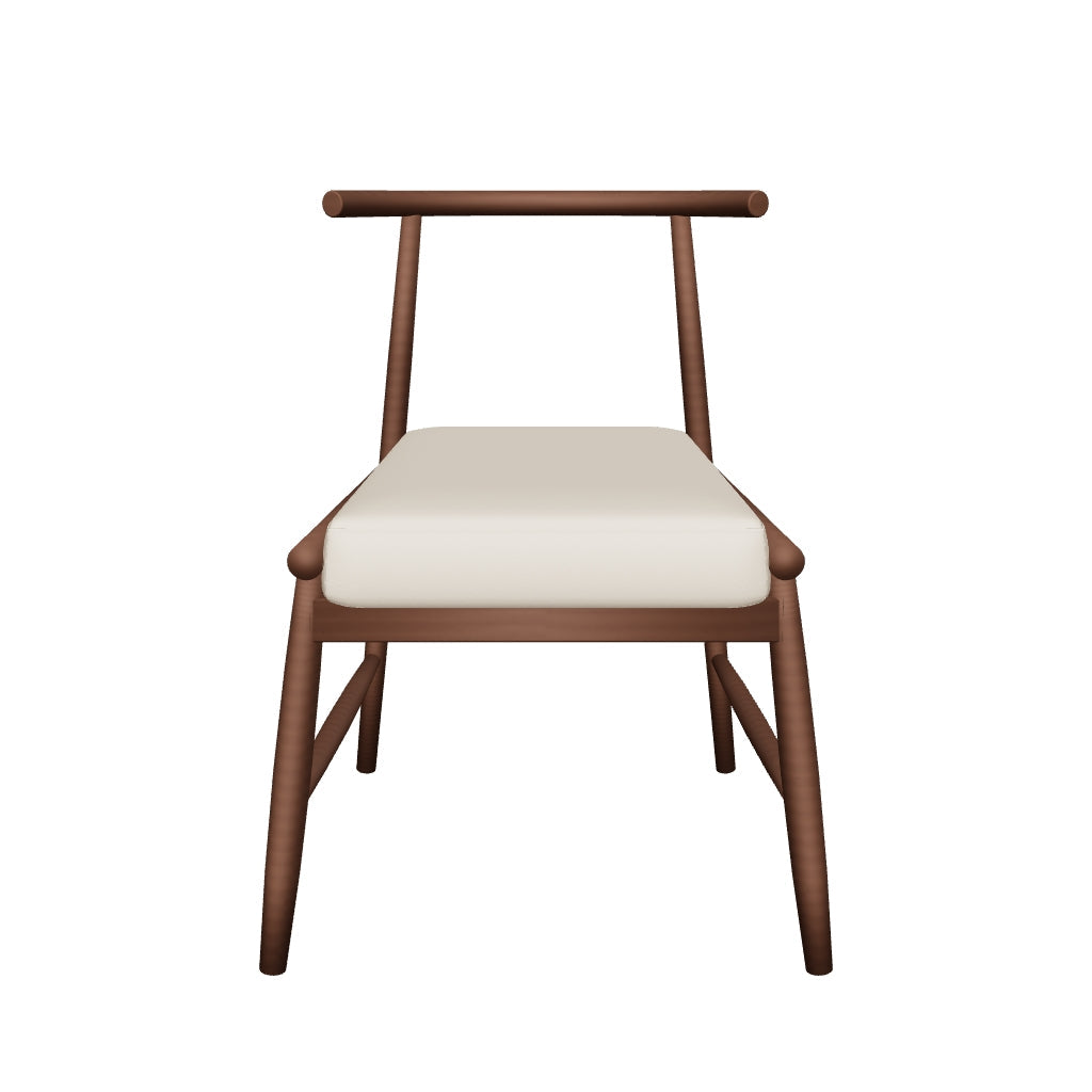 Novaire Dining Chair — photo-guided 3D material preview; colors and textures approximate; scale not verified. Refer to product photos and dimensions.