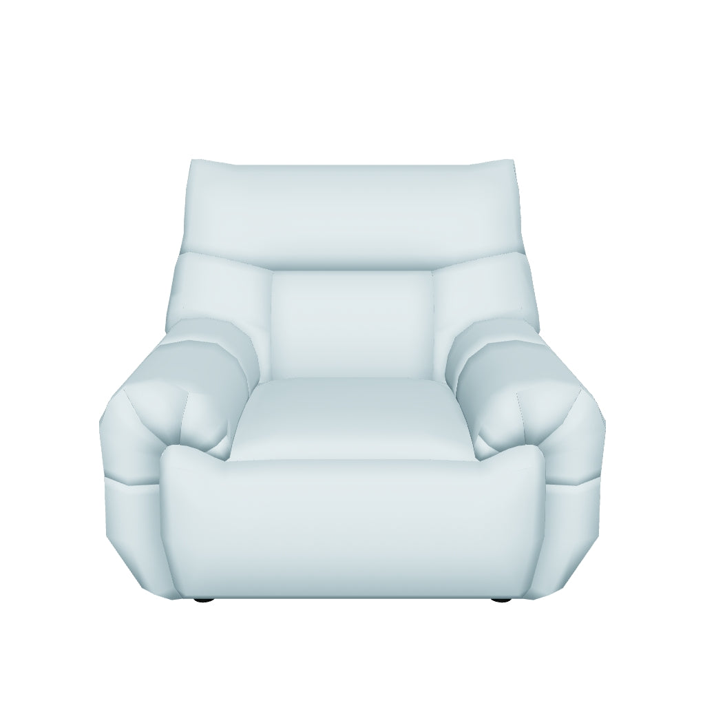 Uvenza Accent Chair — photo-guided 3D material preview; colors and textures approximate; scale not verified. Refer to product photos and dimensions.