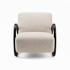 Quenaro Accent Chair front view showing the upholstered seat and backrest