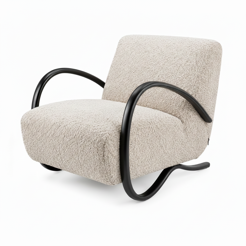 Quenaro Accent Chair in fabric upholstery on a white background