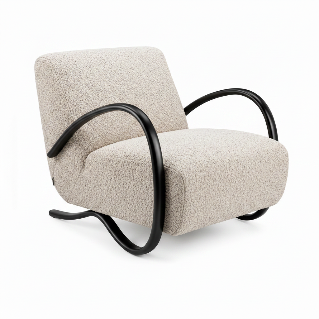 Quenaro Accent Chair opening right, back left side view