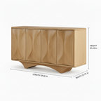 Renaissance Sideboard dimension diagram with length width and height measurements