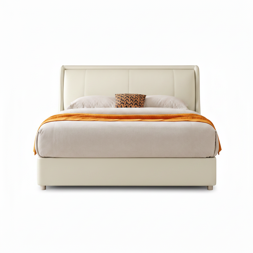Renshaw Bed straight-on front view on a white background