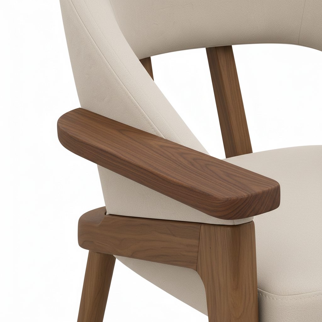 Rochelle Dining Chair – Armrest Detail