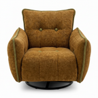 Rosvella Accent Chair front view showing the upholstered seat and backrest