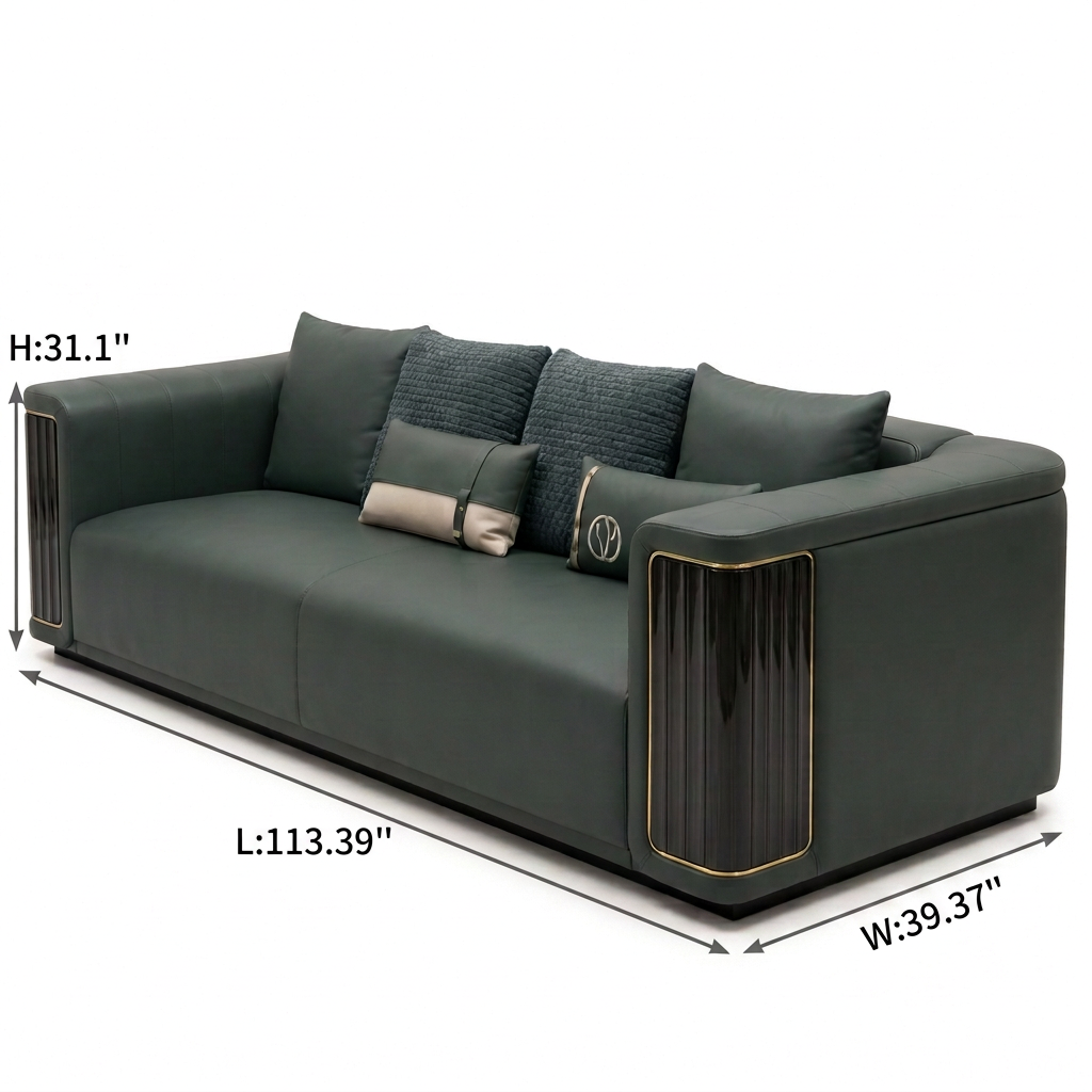 Rovessa Sofa 数字标注摆正
