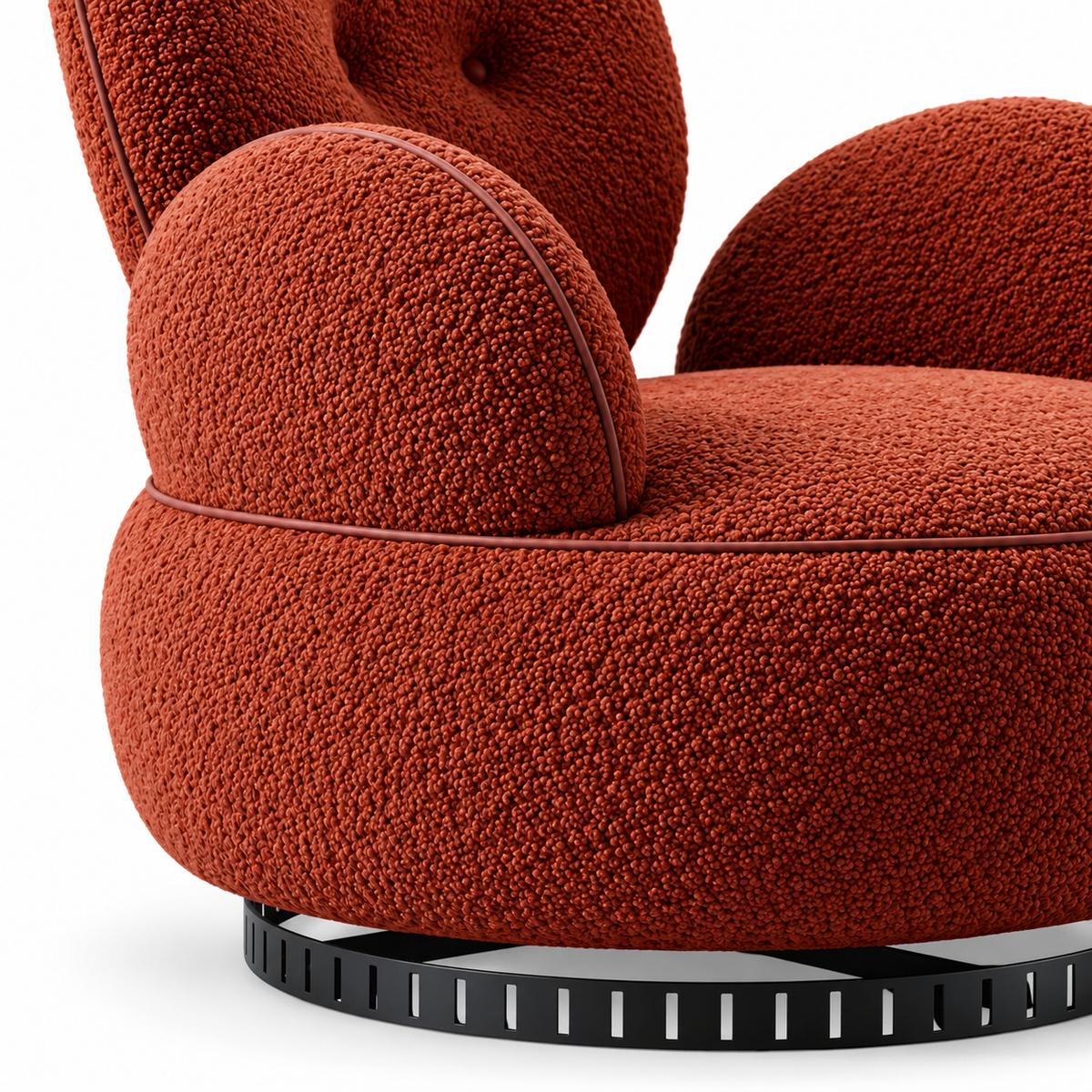 Ruvessa Textured Accent Chair — detail 2