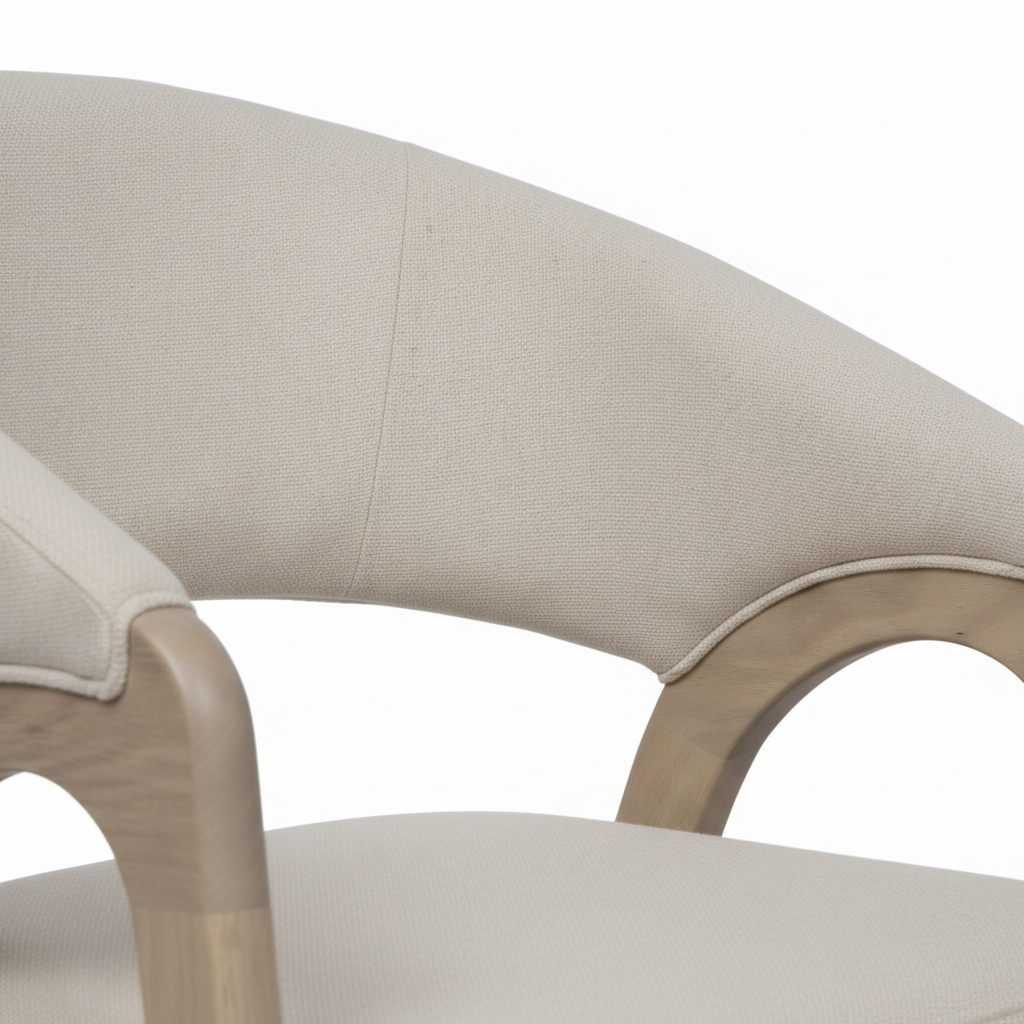 Sabine Dining Chair - Backrest & Armrest Detail
