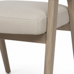 Sabine Dining Chair - Seat & Leg Detail