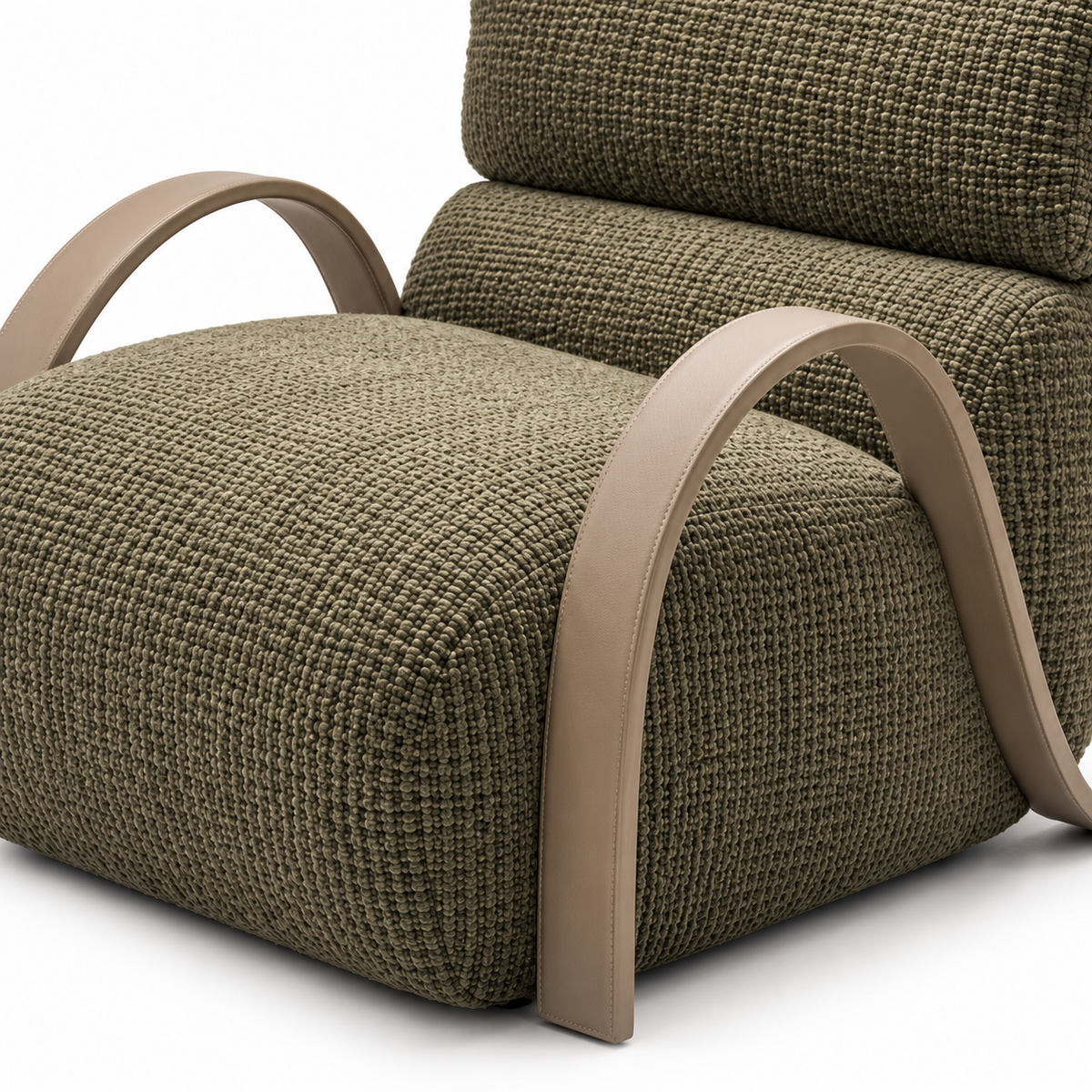 Saddora Accent Chair — Fabric detail