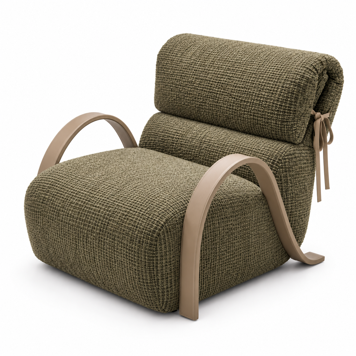 Saddora Accent Chair — Fabric detail