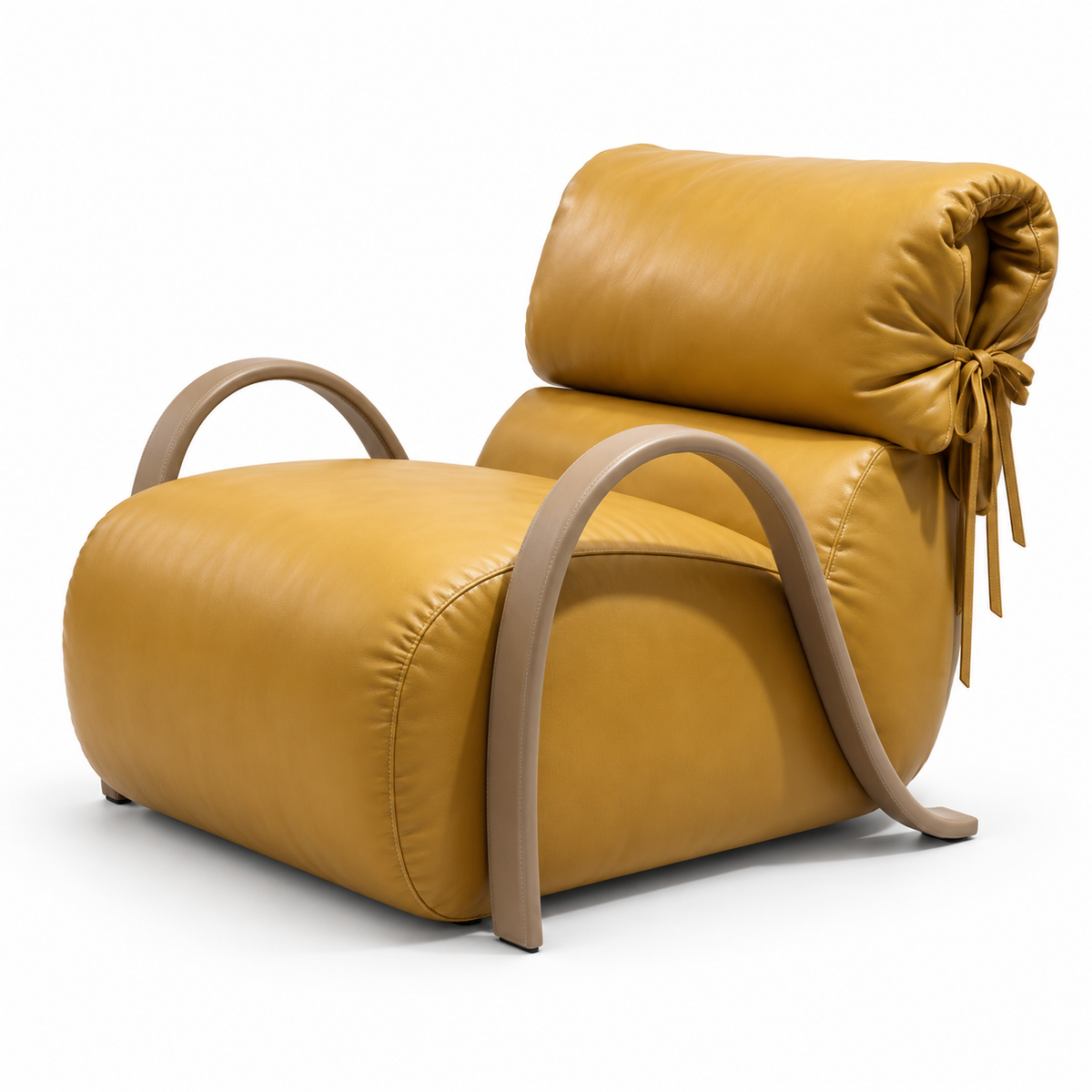 Saddora Accent Chair — Leather Combination