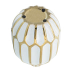 Calvinham White Vase — 8″ — additional view