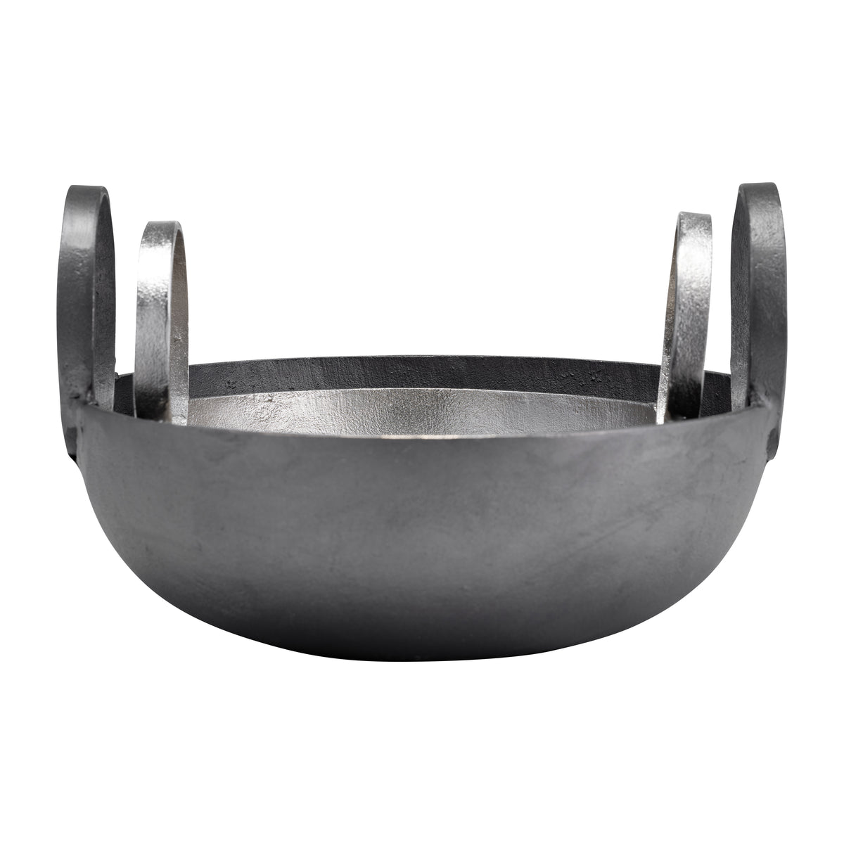 Edgepark Set of 2 Silver Bowls — 8″ — additional view