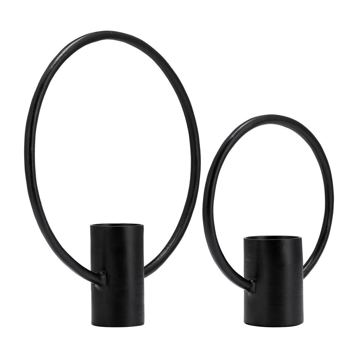 Floraridge Set of 2 Black Metal — 19″ — additional view