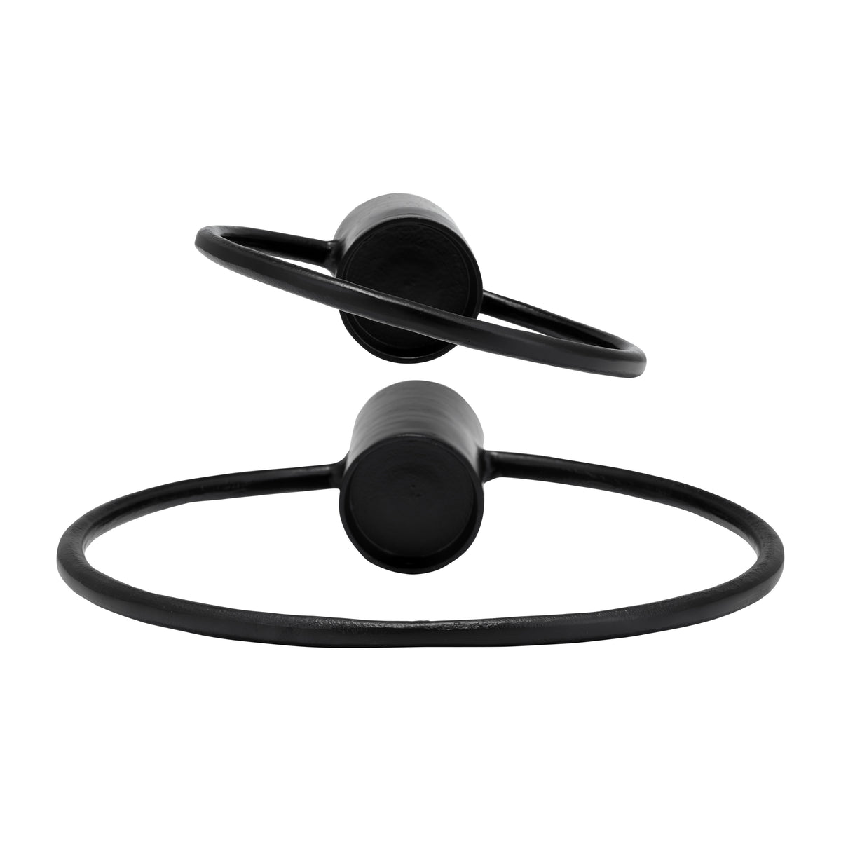 Floraridge Set of 2 Black Metal — 19″ — additional view