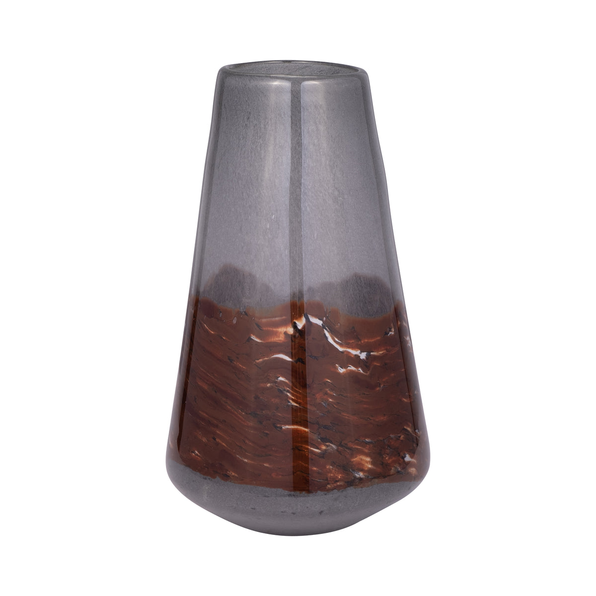 Evertonvale Black Glass Vase — 14″ — additional view