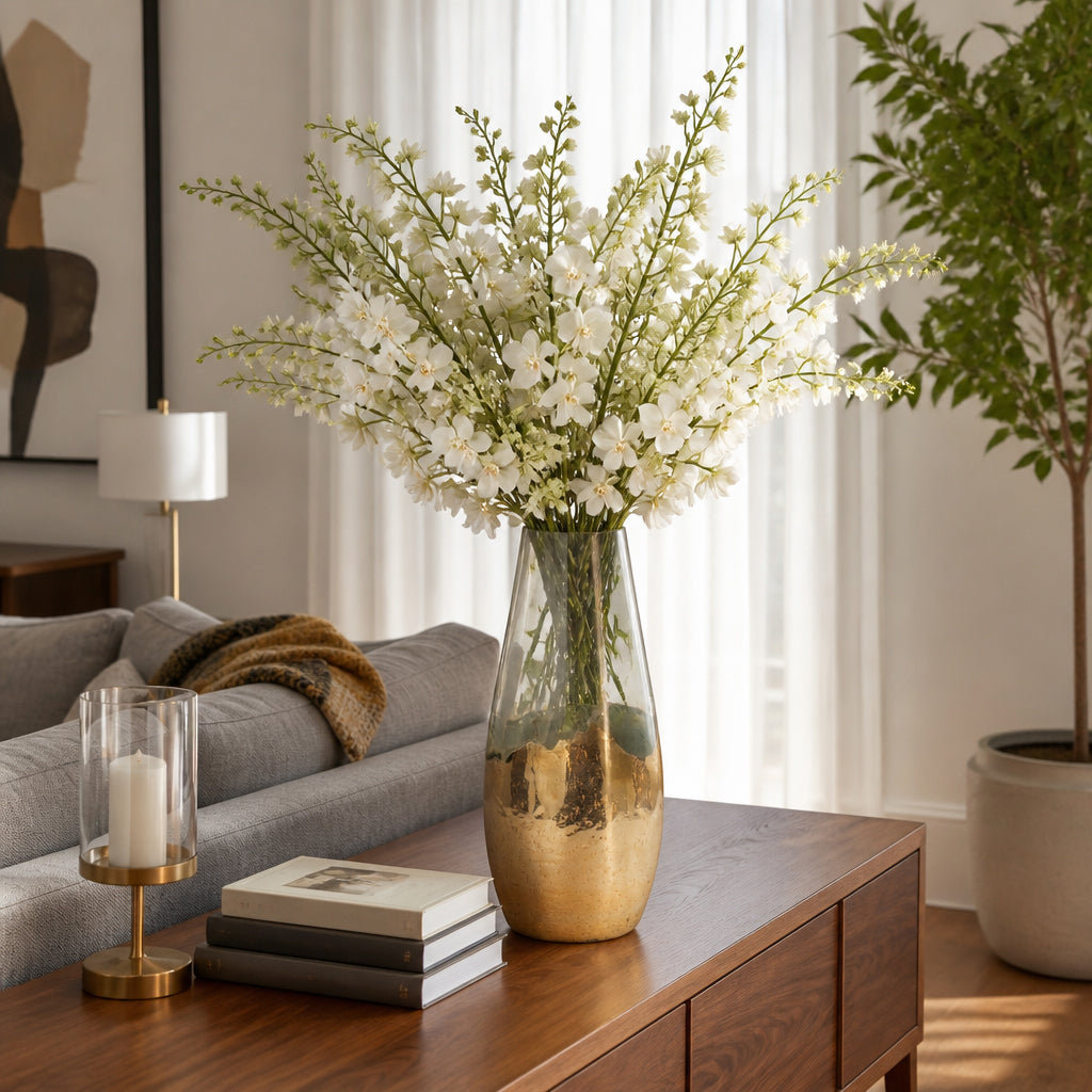 Reedmore Clear Glass Vase — 15″ — additional view