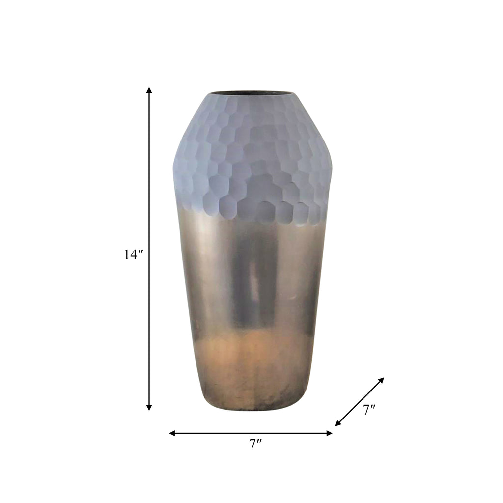 Daytonshaw Bronze Glass Vase — 14″ — additional view