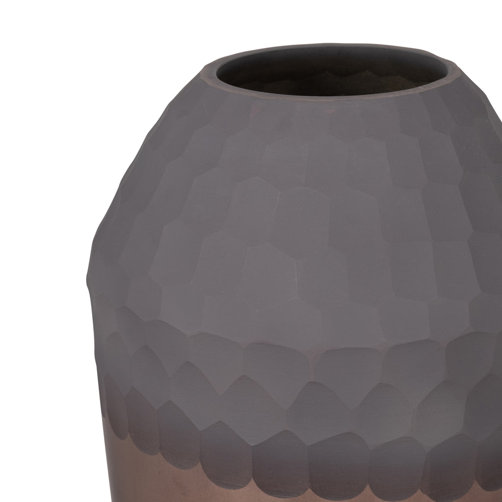 Daytonshaw Bronze Glass Vase — 14″ — additional view