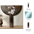 Hamdenway Bronze Glass Vase — 18″ — additional view