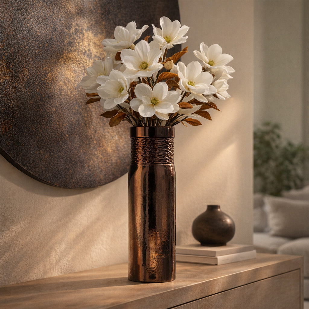 Hamdenway Bronze Glass Vase — 18″ — additional view