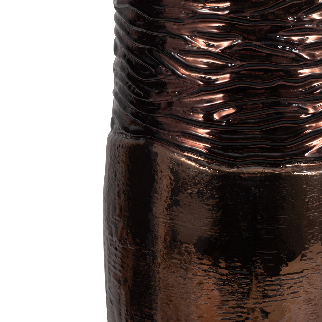 Hamdenway Bronze Glass Vase — 18″ — additional view