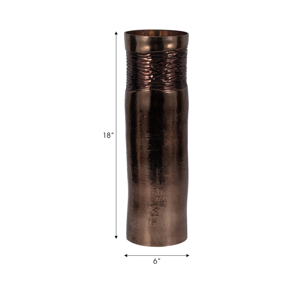 Hamdenway Bronze Glass Vase — 18″ — additional view