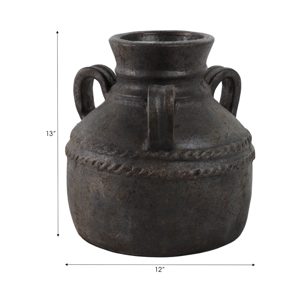 Noelwind Black Vase — 12″ — additional view
