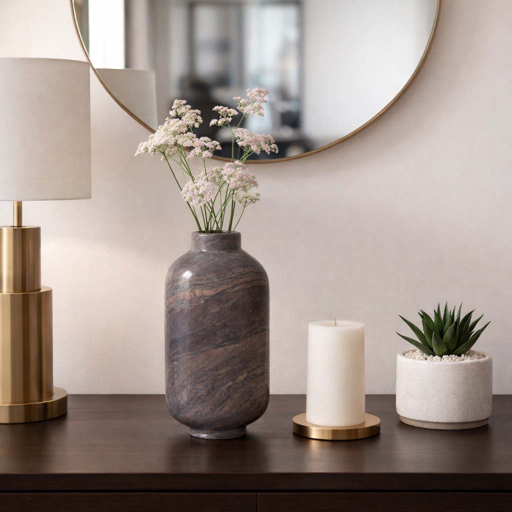 Skylerbrook Brown Vase — 12″ — additional view