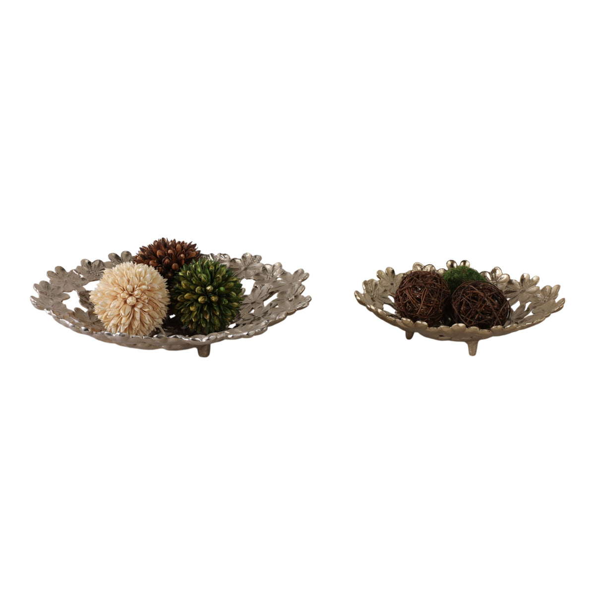 Lynnford Set of 2 Gold Bowls — 4″ — additional view