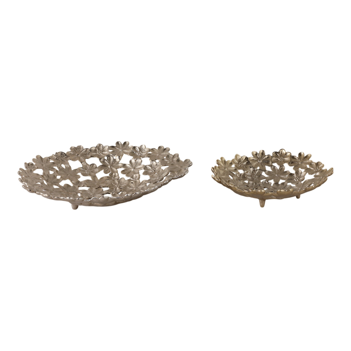 Lynnford Set of 2 Gold Bowls — 4″ — additional view