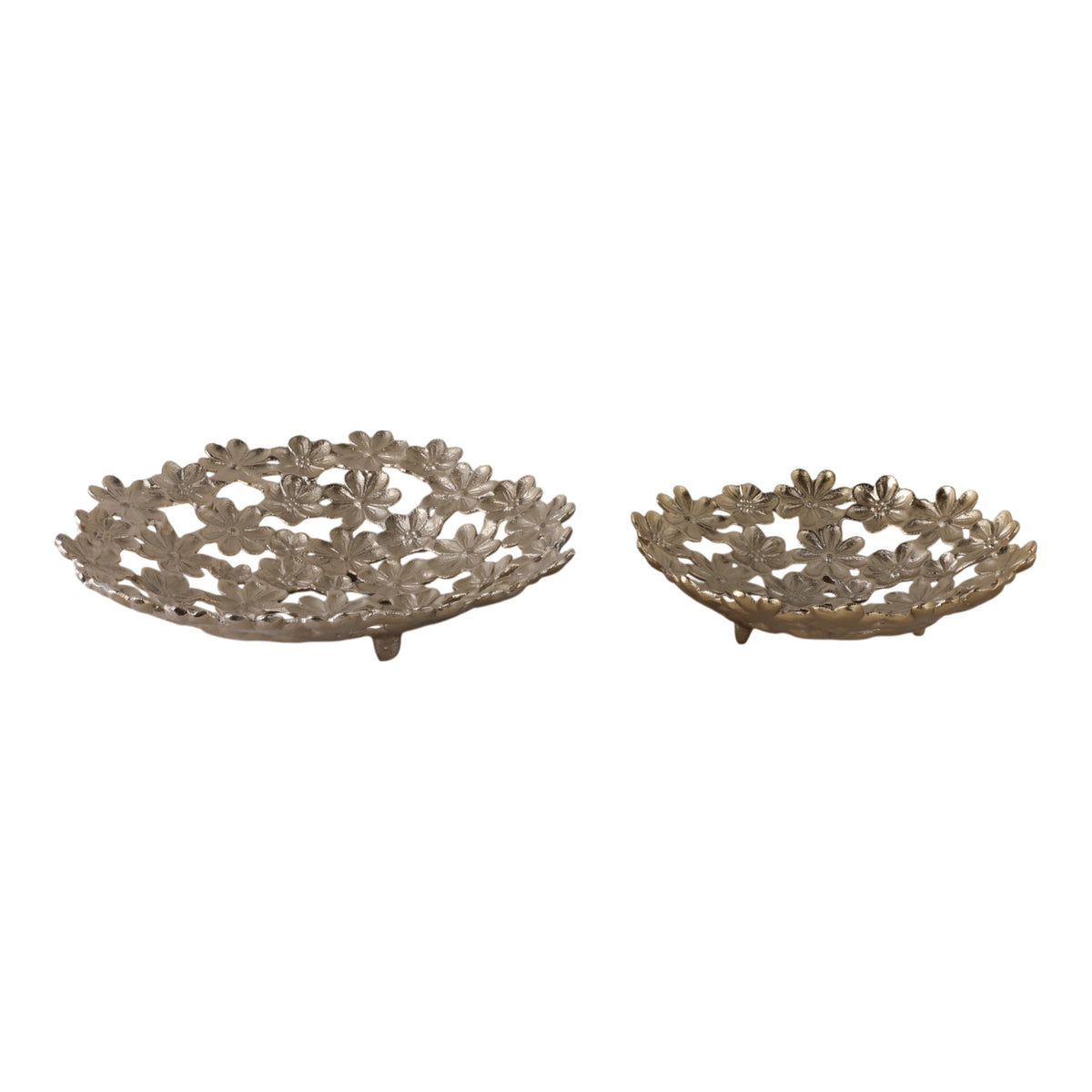 Lynnford Set of 2 Gold Bowls — 4″ — additional view