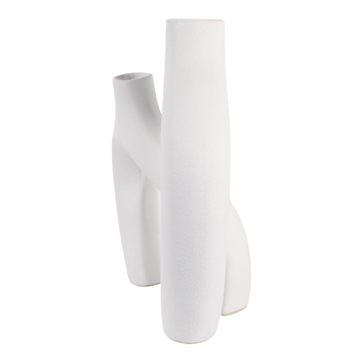 Burgessvale Set of 2 White Vases — 13″ — additional view