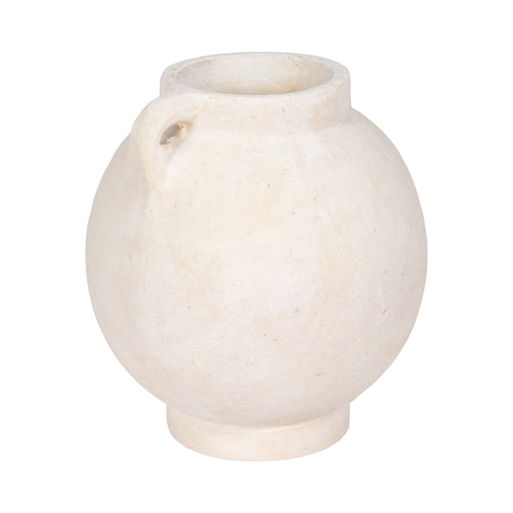 Corbinford White Vase — 10″ — additional view