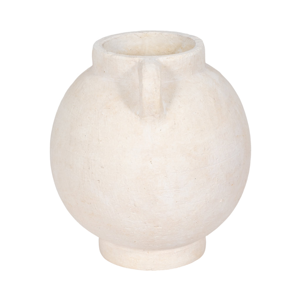 Corbinford White Vase — 10″ — additional view