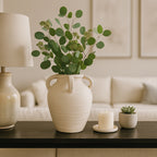 Skyelake White Vase — 10″ — additional view