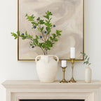 Skyelake White Vase — 10″ — additional view