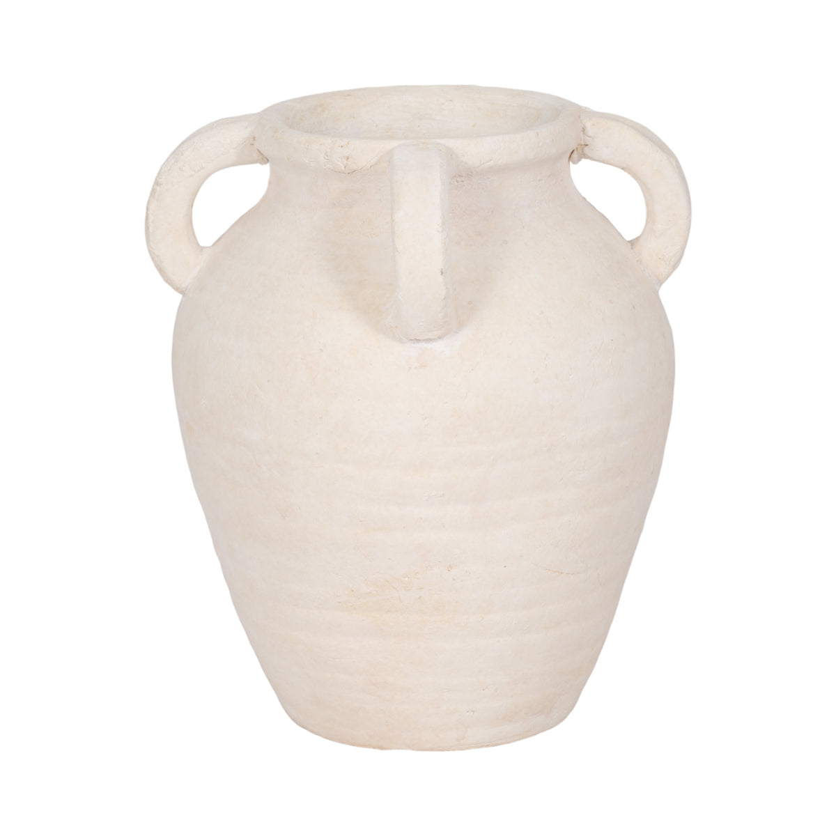 Skyelake White Vase — 10″ — additional view