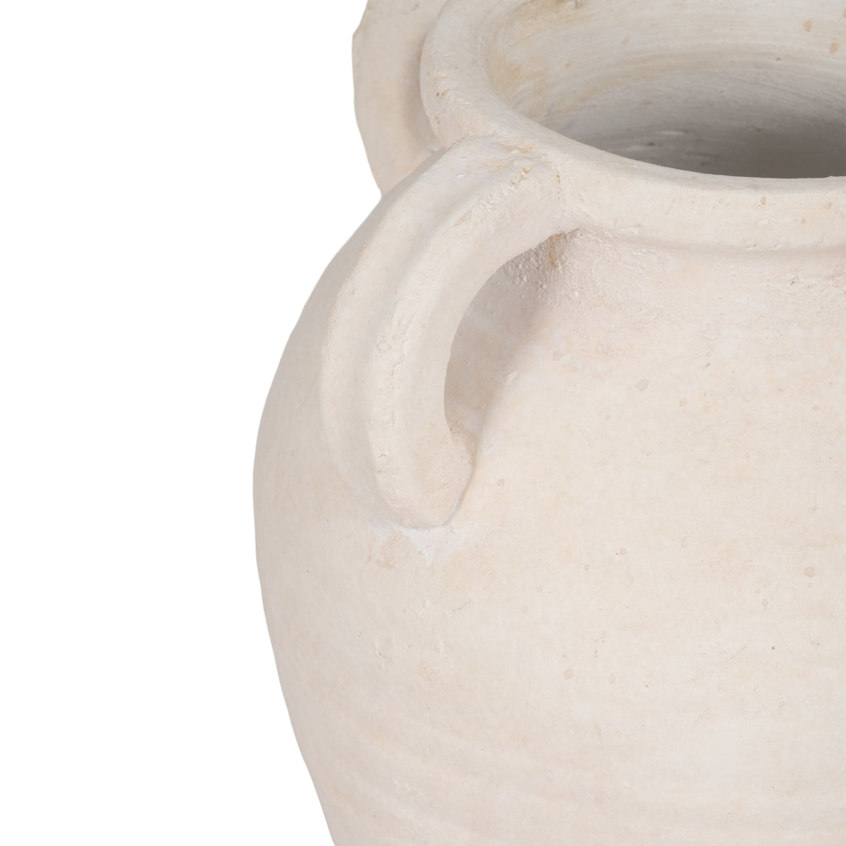 Skyelake White Vase — 10″ — additional view